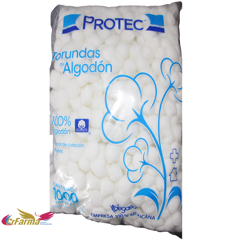 TORUNDA ALGODÓN 500GR C/1000*