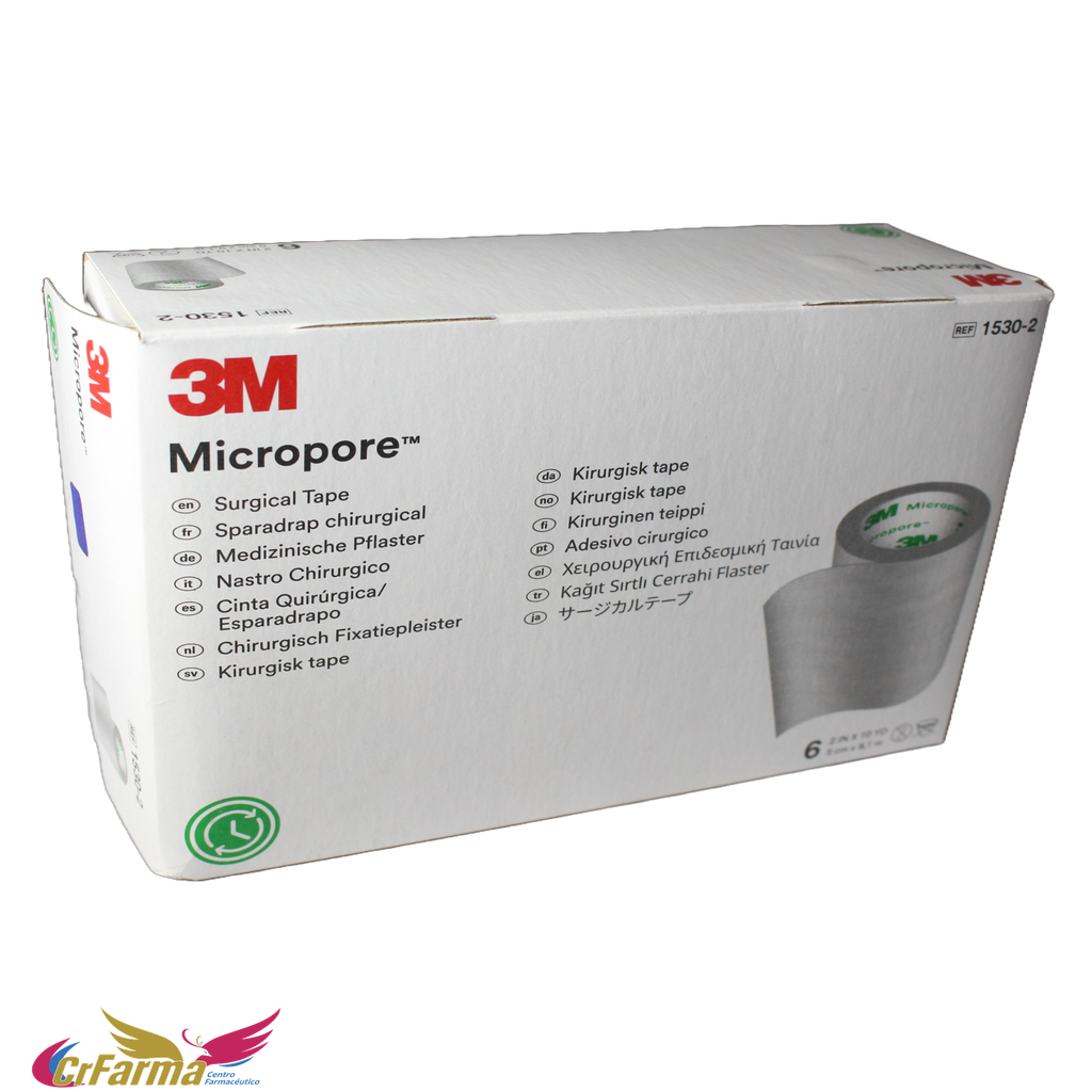 CINTA MICROPORE COLOR BLANCO 2"*