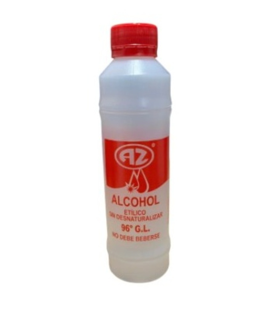 ALCOHOL ETÍLICO (ROJO) 96° 250 ML*