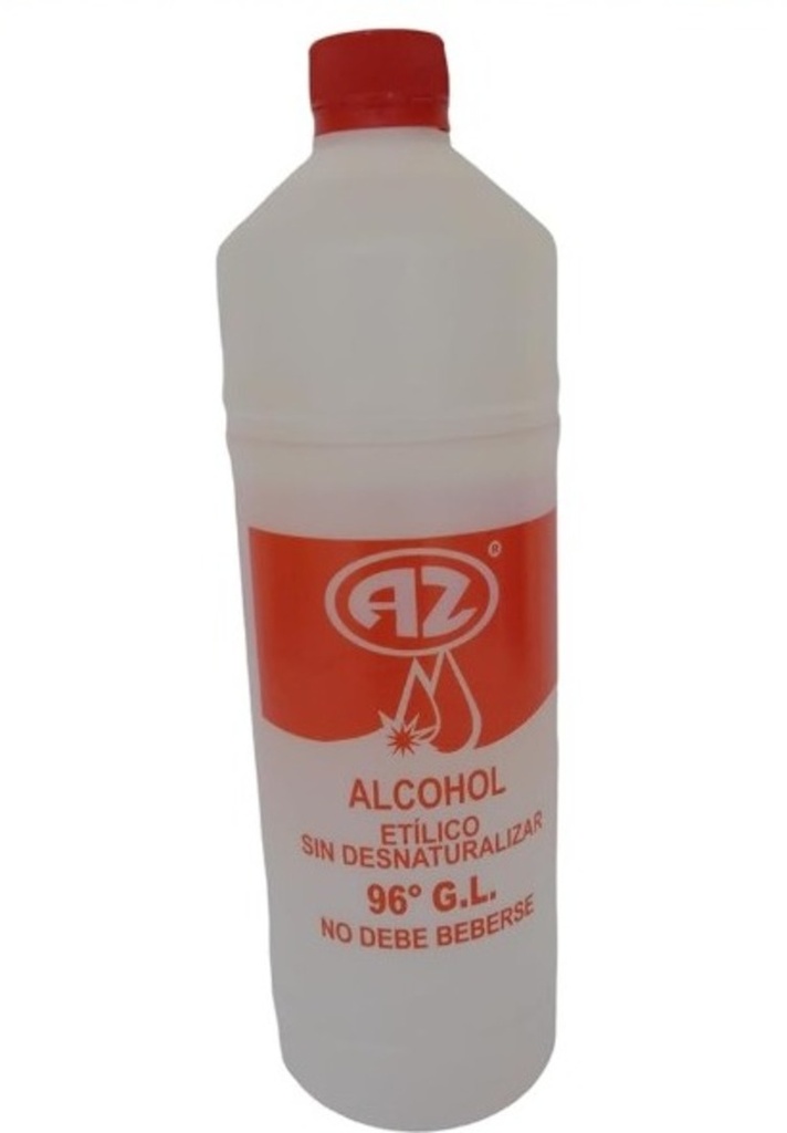 ALCOHOL ETÍLICO (ROJO) 96° 500 ML*