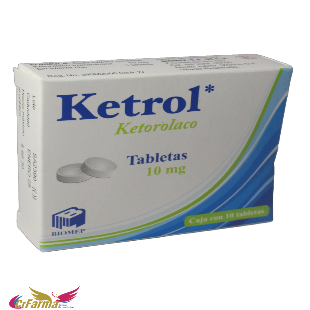 KETROL  C/10 TABLETAS