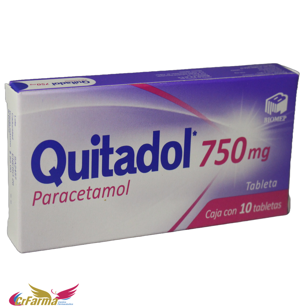 QUITADOL 750 MG C/10 TABLETAS