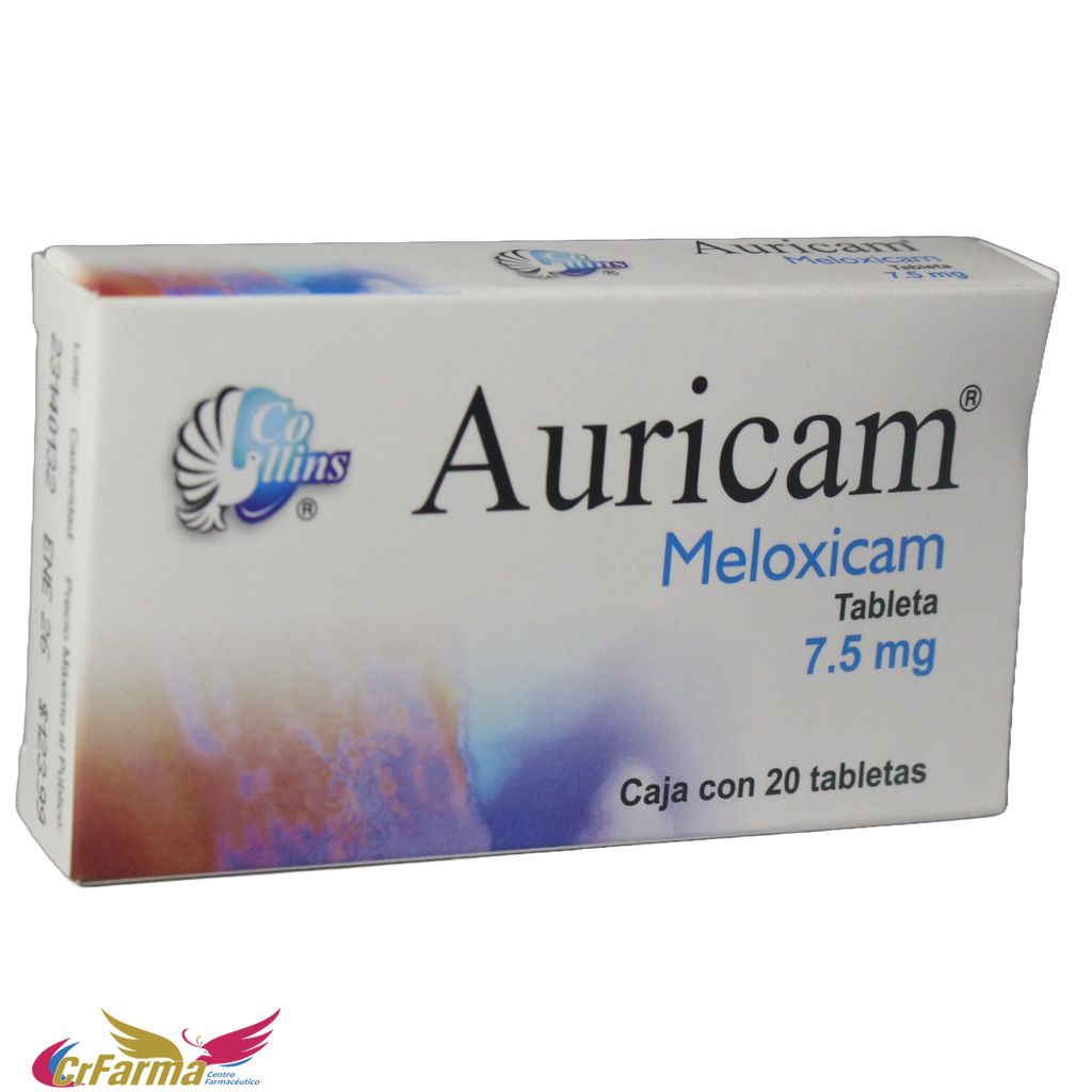 AURICAM 7.5 MG C/20 TABLETAS