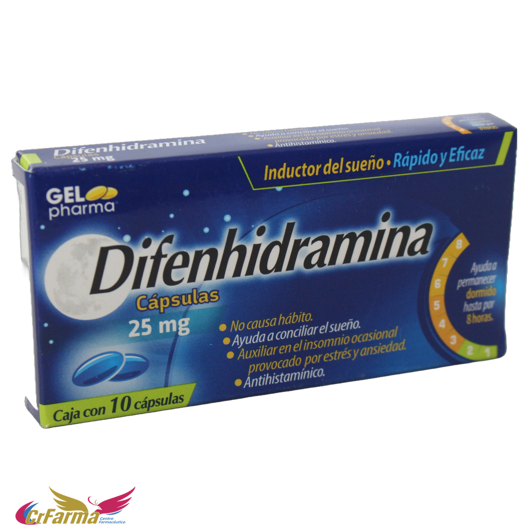 DIFENHIDRAMINA C/10 CÁPSULAS
