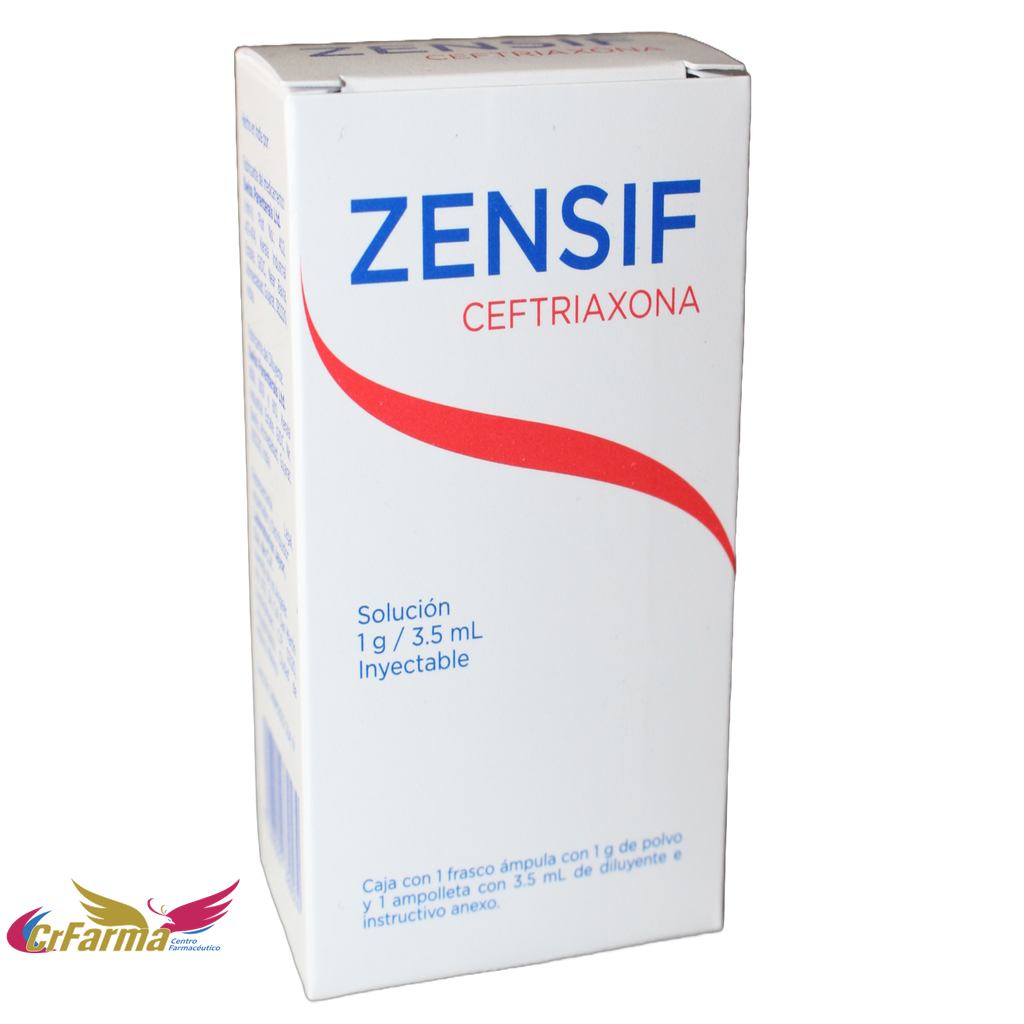 ZENSIF SOL INYECTABLE 1 G C/1 AMP