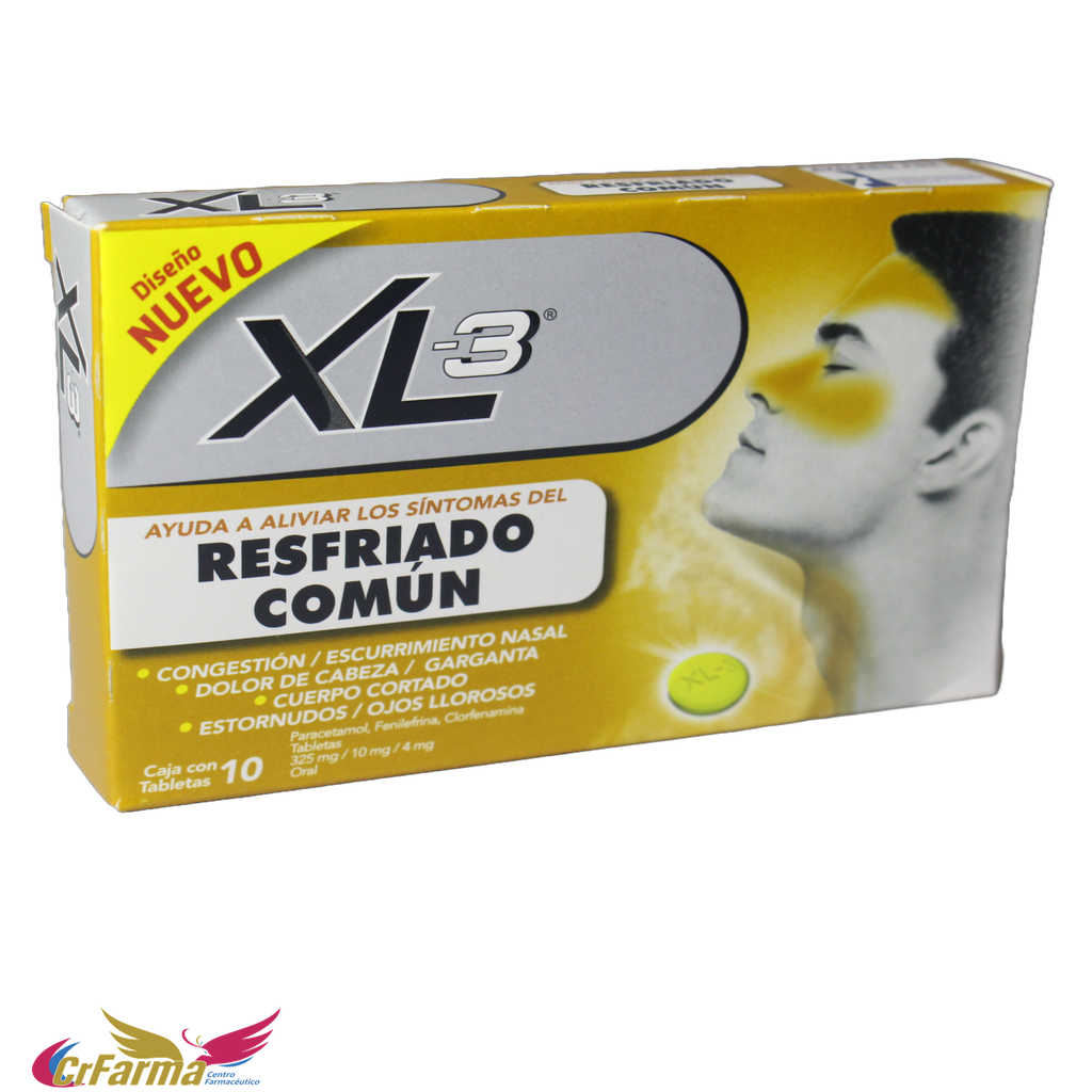 XL-3  RESFRIADO COMÚN C/10 TABLETAS