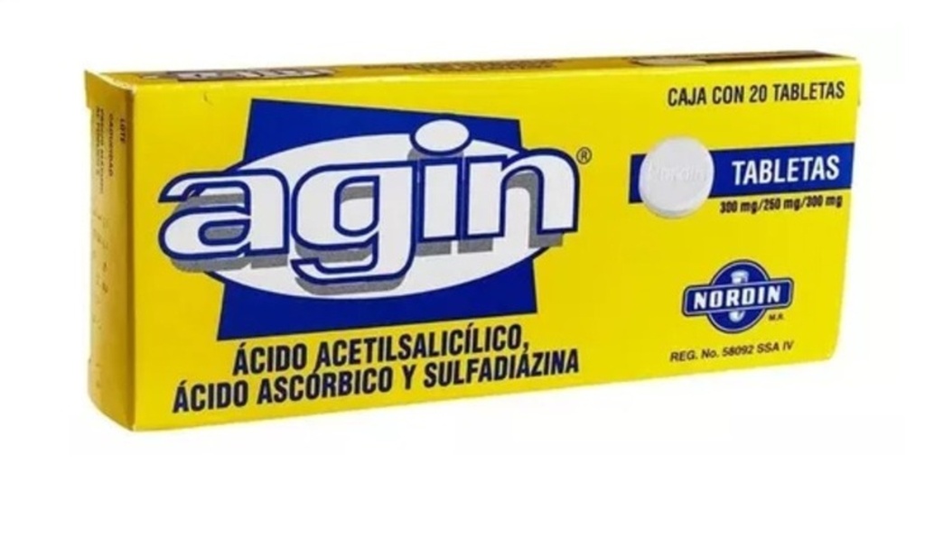 AGIN C/20 TABLETAS