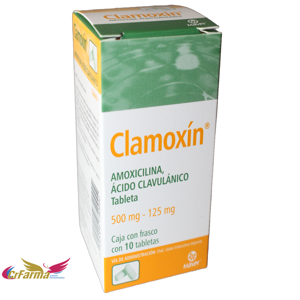 CLAMOXIN 500/125 MG C/10 TABLETAS