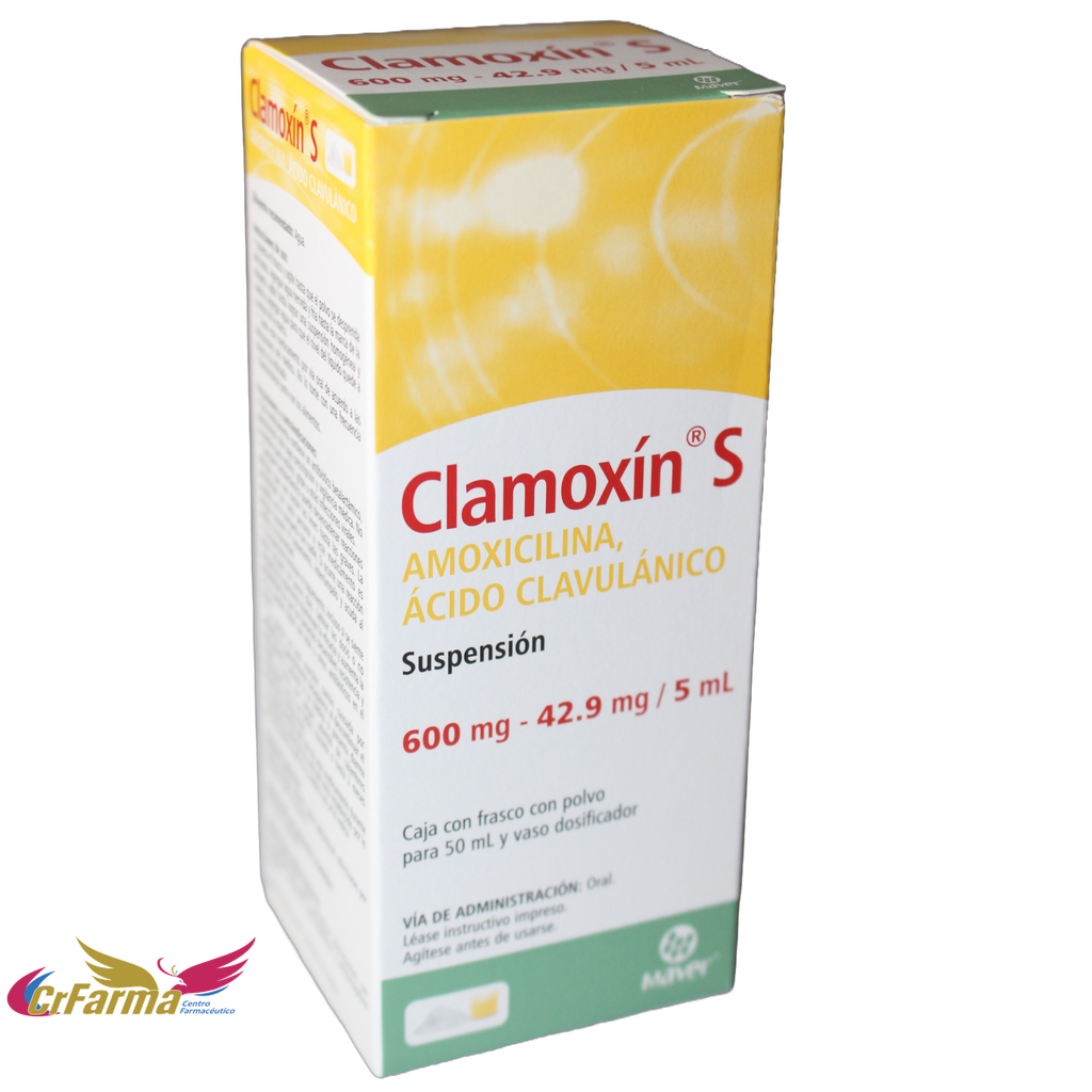 CLAMOXIN SUSPENSIÓN 600 MG C/50 ML