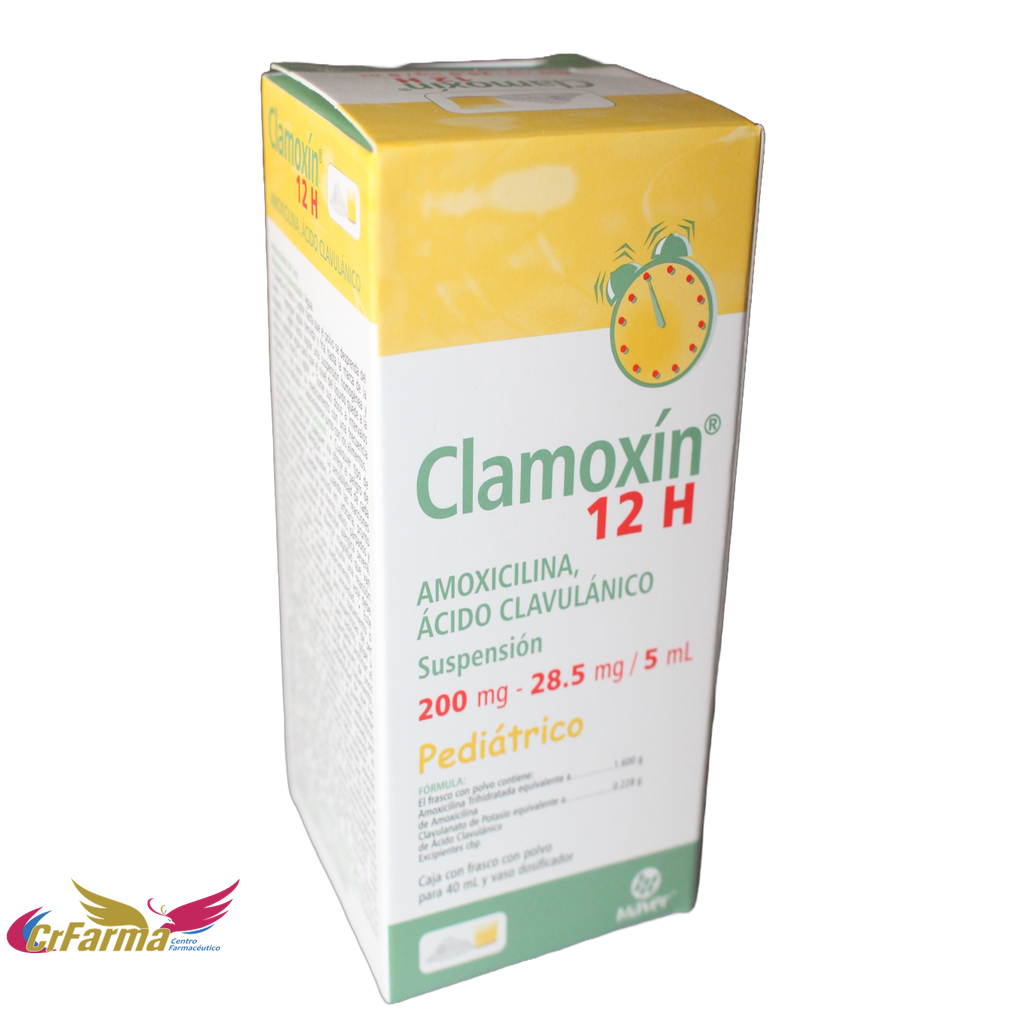 CLAMOXIN SUSPENSIÓN 200MG PEDIÁTRICO 12 H C/40 ML