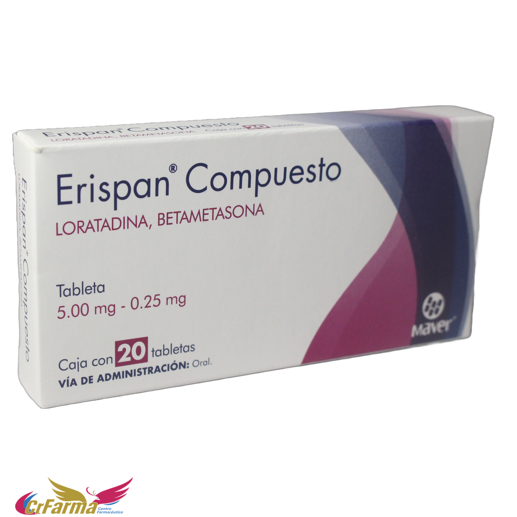 ERISPAN COMPUESTO C/20 TABLETAS