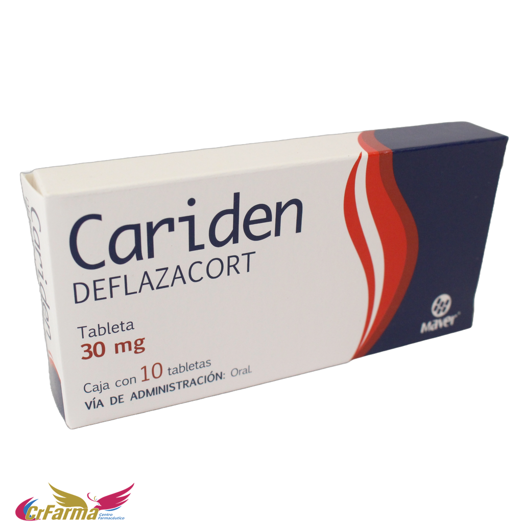 CARIDEN 30 MG C/10 TABLETAS