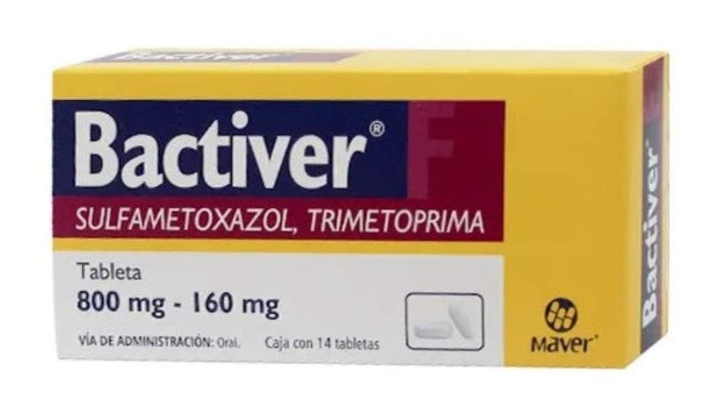 BACTIVER F 800/160 MG C/14 TABLETAS