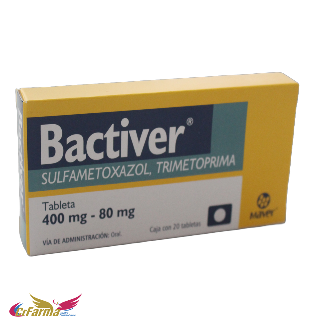 BACTIVER 400/80 MG C/20 TABLETAS