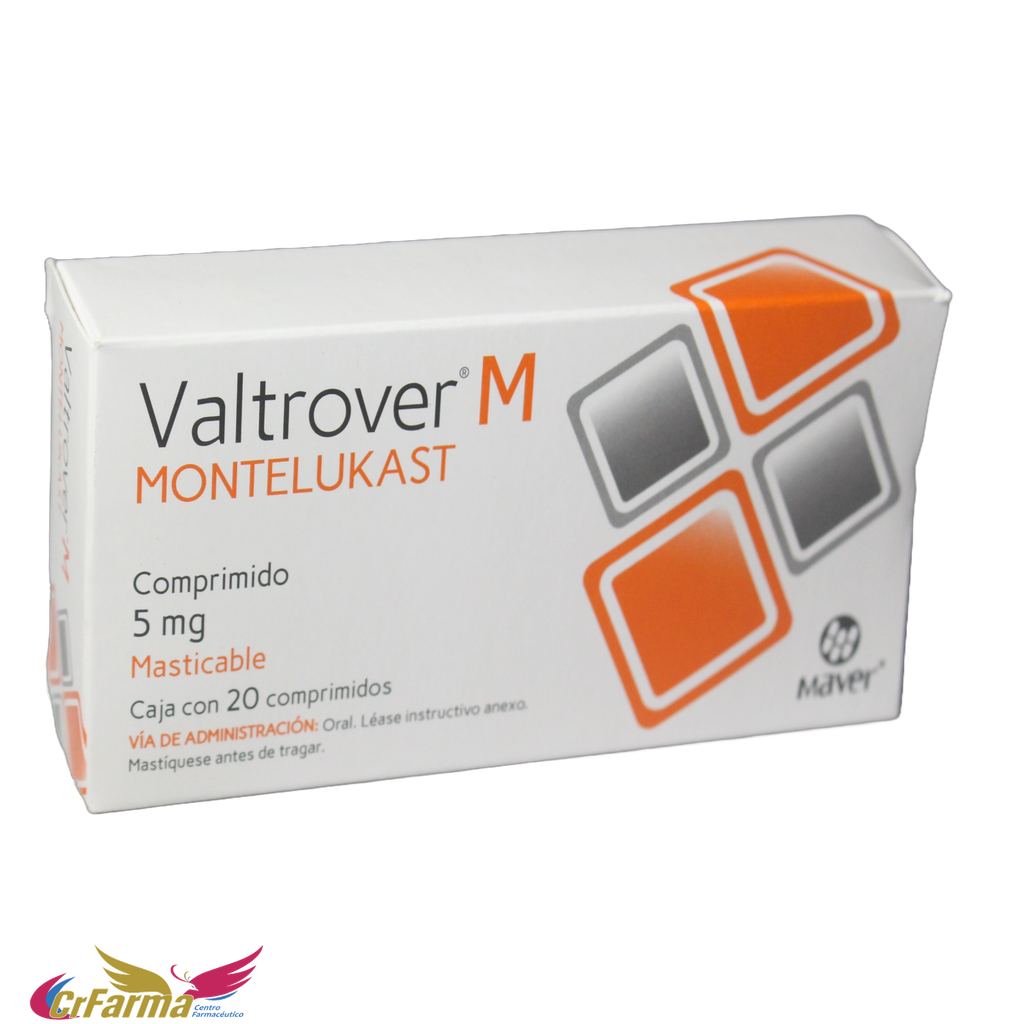 VALTROVER M 5 MG MASTICABLE C/20 COMPRIMIDOS