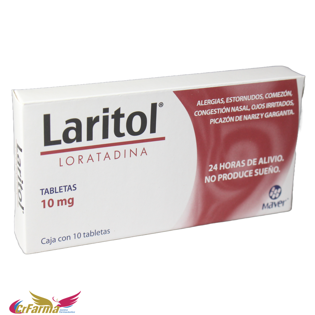 LARITOL 10 MG C/ 10 TABLETAS
