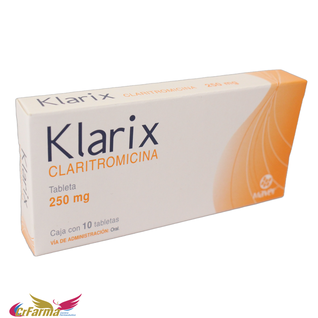 KLARIX 250 MG C/ 10 TABLETAS