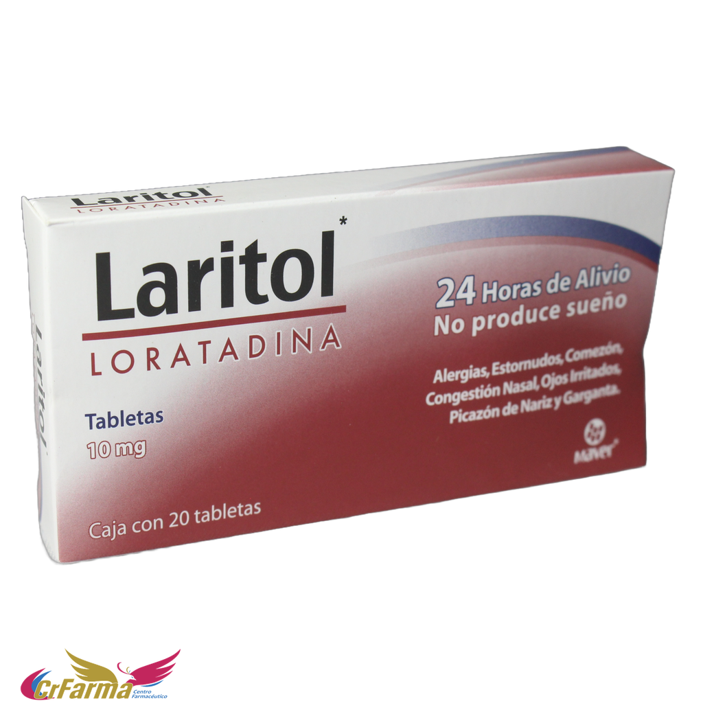 LARITOL 10 MG C/20 TABLETAS