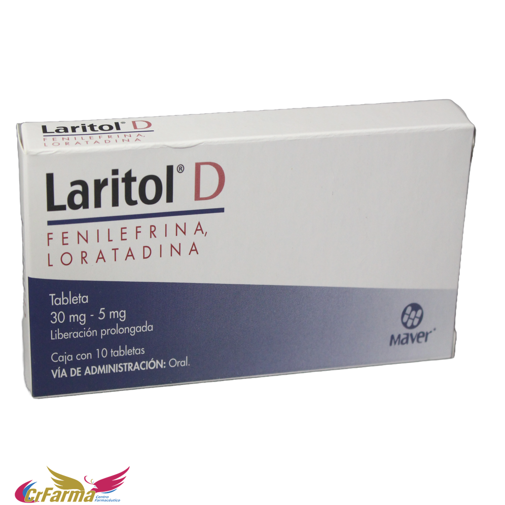 LARITOL D C/10 TABLETAS