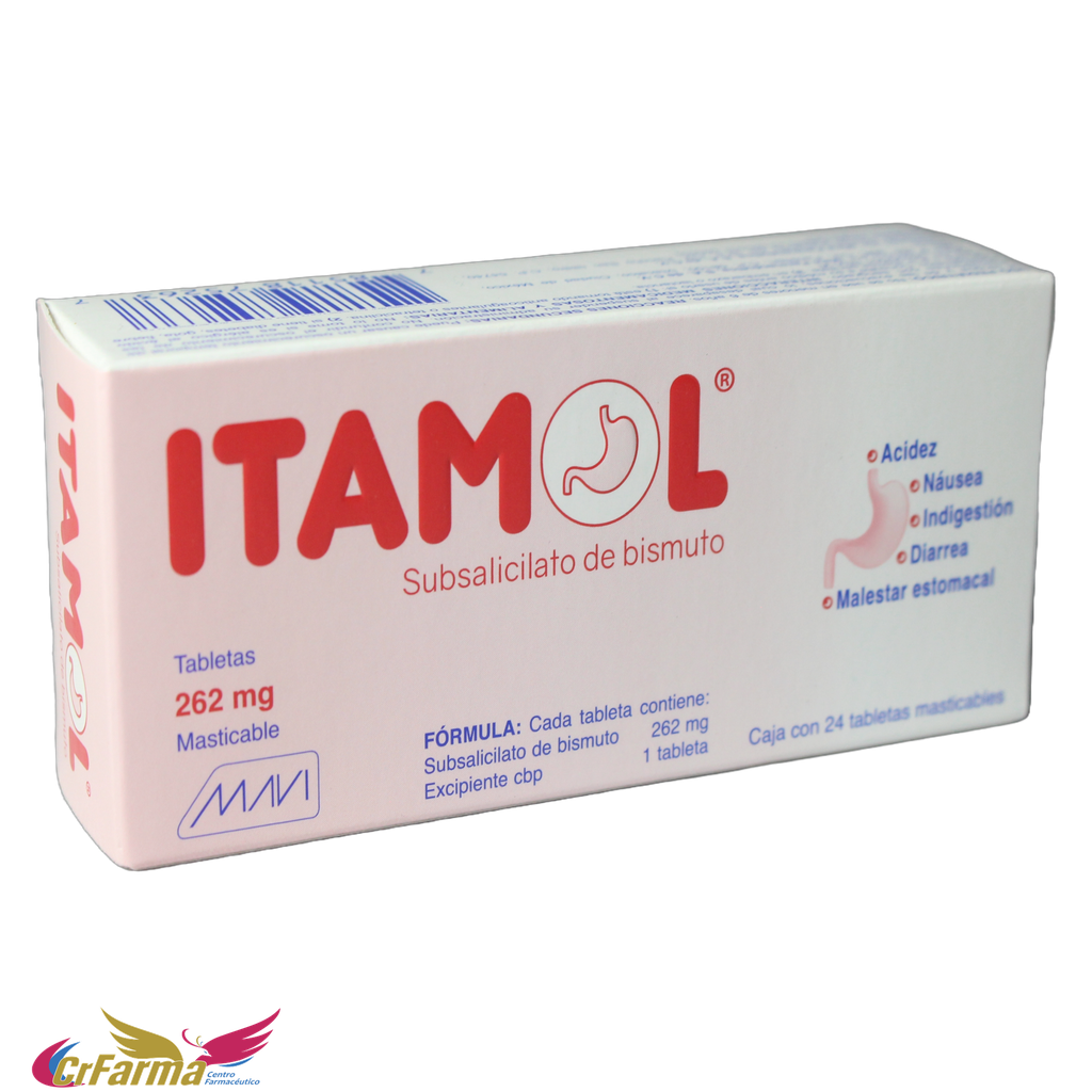 ITAMOL C/24 TABLETAS MASTICABLES