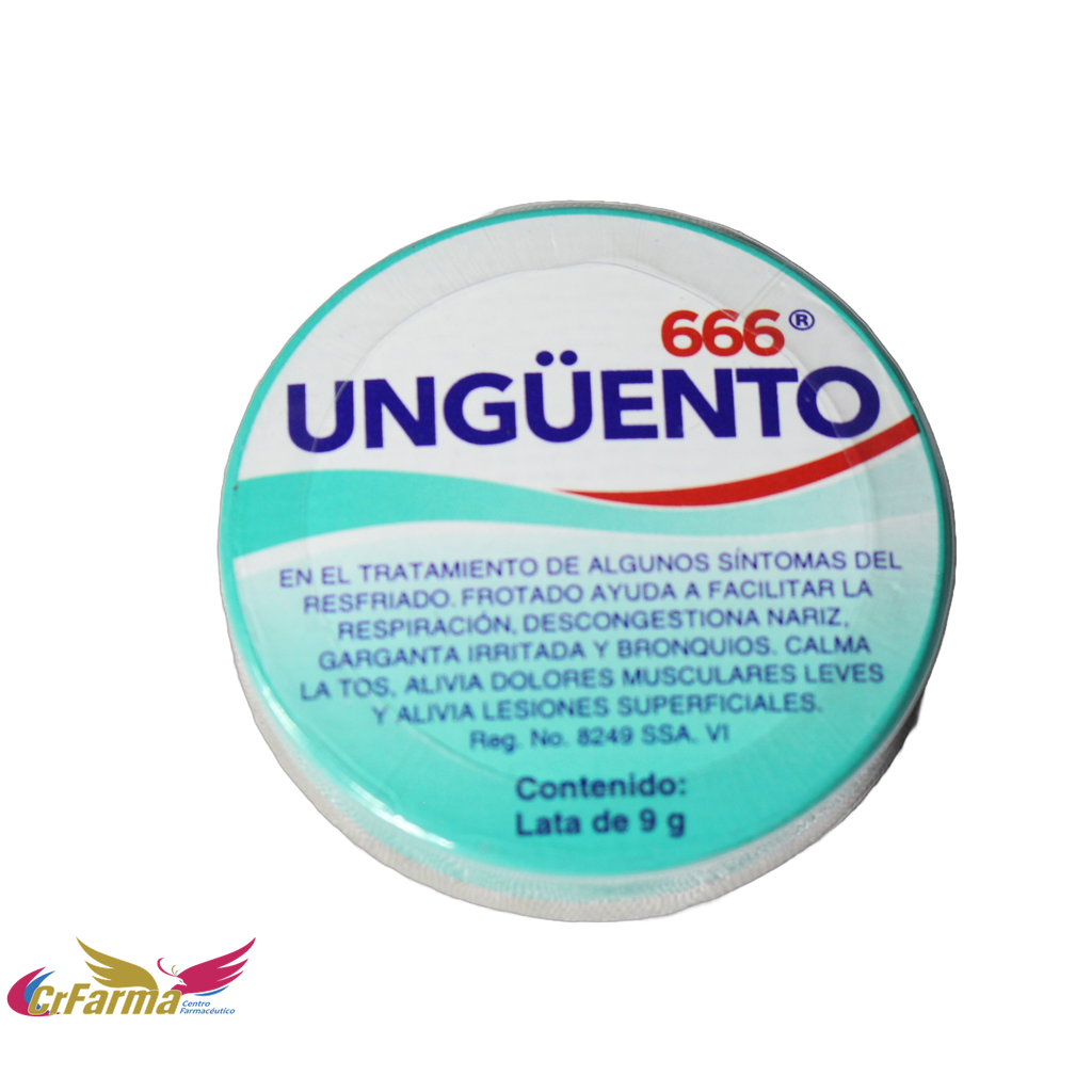 UNGUENTO 666 LATA C/9 GR