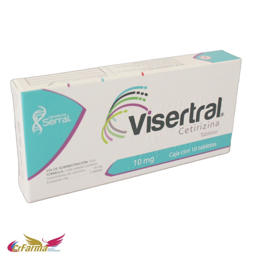 VISERTRAL C/10 TABLETAS
