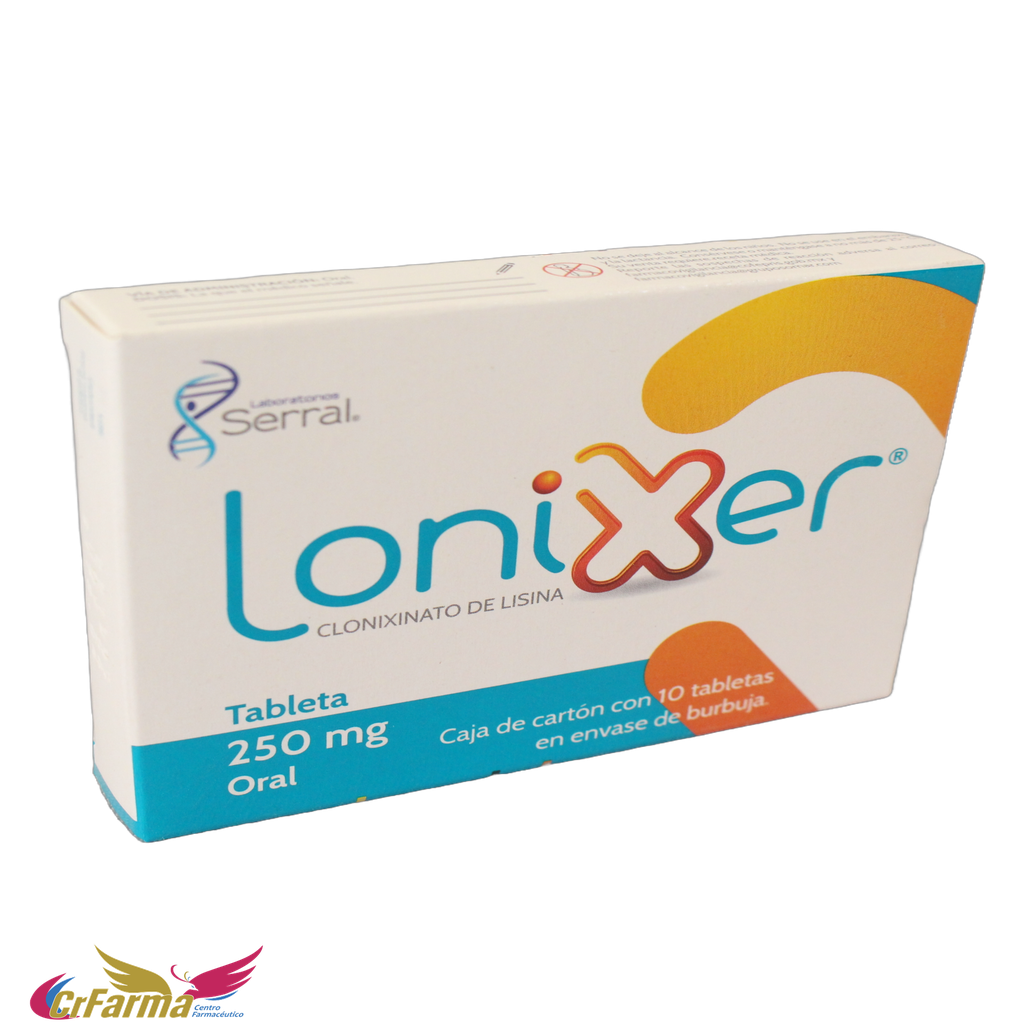 LONIXER 250 MG C/10 TABLETAS