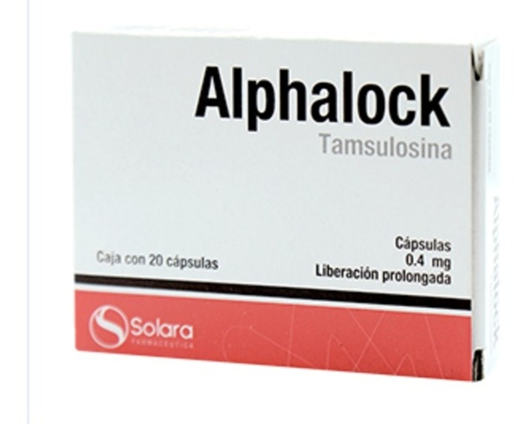 ALPHALOCK 0.4 MG C/20 TABLETAS