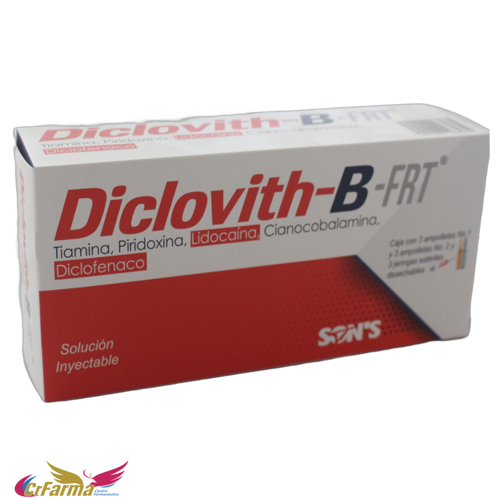 DICLOVITH-B-FRT SOLUCIÓN INYECTABLE C/3 AMP
