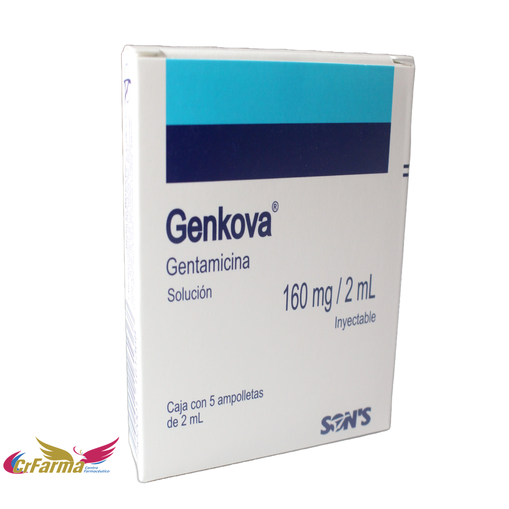 GENKOVA 160 MG/2 ML C/ 5 AMP