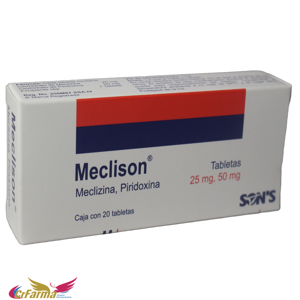 MECLISON 25/50 MG C/20 TABLETAS