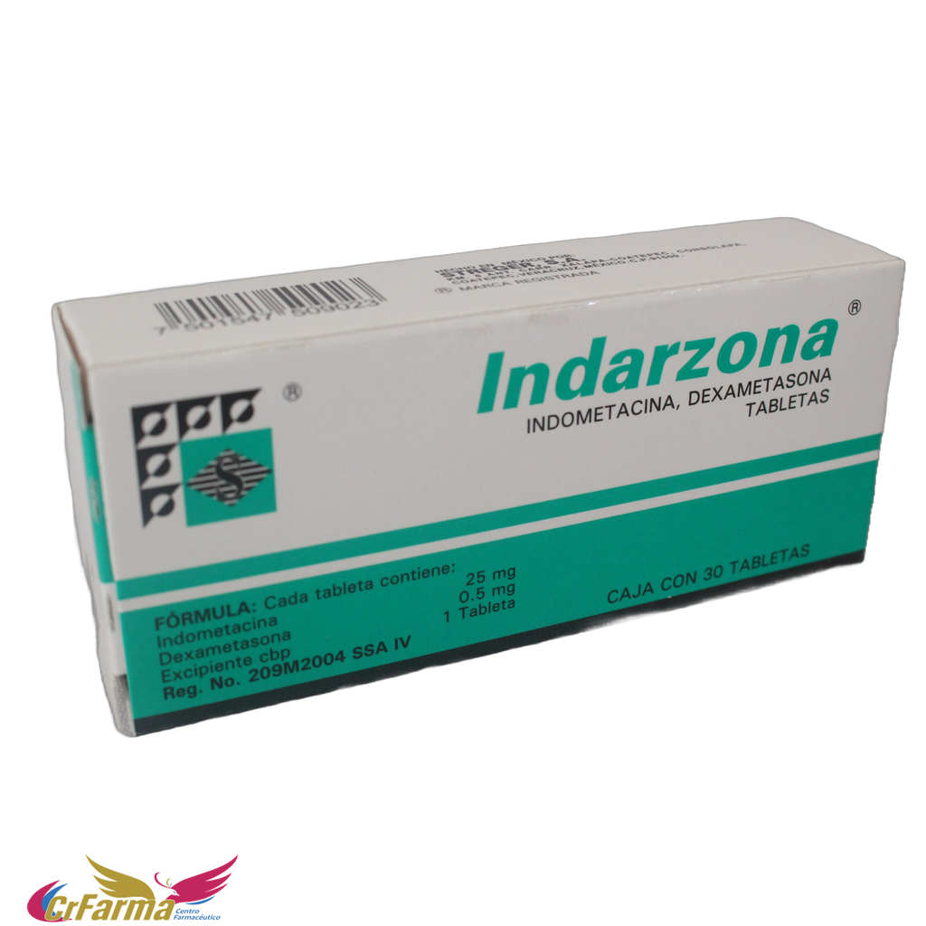 INDARZONA C/30 CÁPSULAS 250/.5 MG