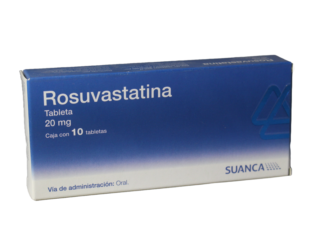 ROSUVASTATINA 20 MG C/10 TABLETAS