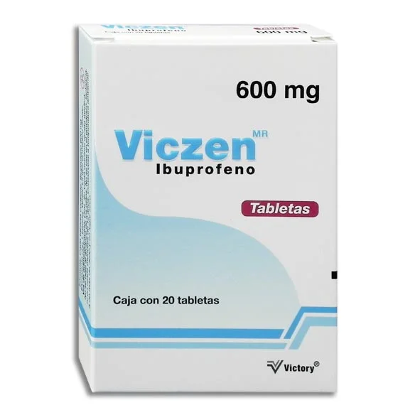 VICZEN 600 MG C/20 TABLETAS
