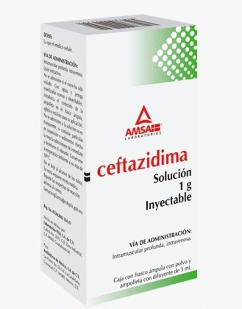 CEFTAZIDIMA SOL INY 1GR C/1