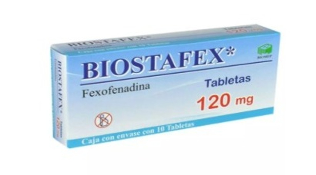 BIOSTAFEX 120MG C/10 TABS
