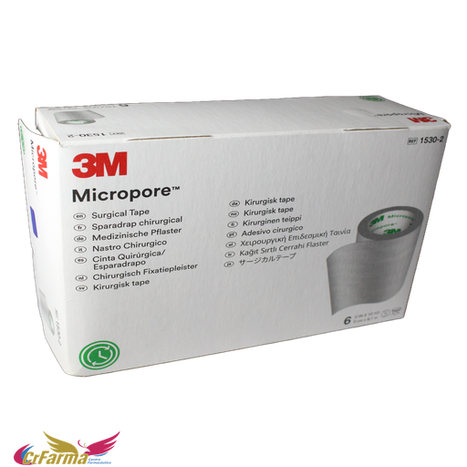 CINTA MICROPORE COLOR BLANCO 2"*