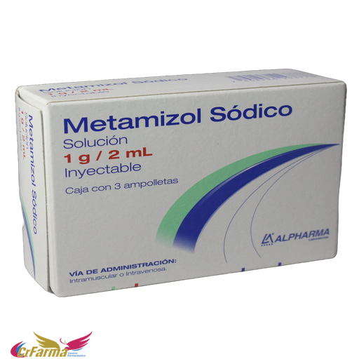 METAMIZOL SÓDICO SOL INY C/3 AMP (ALPHARMA)