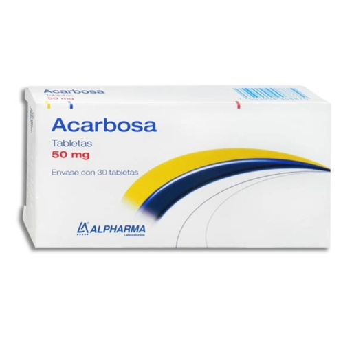 ACARBOSA 50 MG C/30 TABLETAS