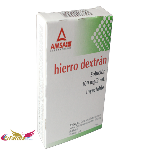 HIERRO DEXTRAN SOLUCIÓN INY C/3 AMPOLLETAS