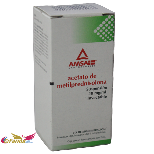 METILPREDNISOLONA SOL INY C/1 AMP 40 MG