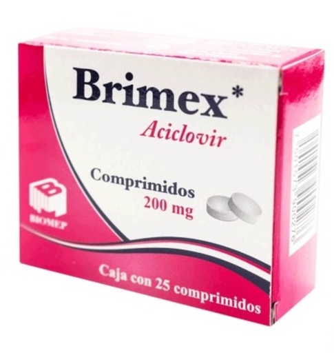 BRIMEX 200 MG C/25 TABLETAS
