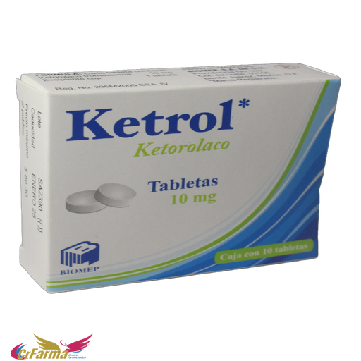 KETROL  C/10 TABLETAS