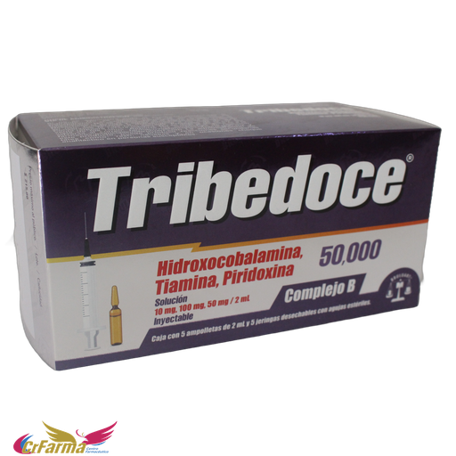 TRIBEDOCE 50,000 SOLUCIÓN INY /5 AMPOLLETAS