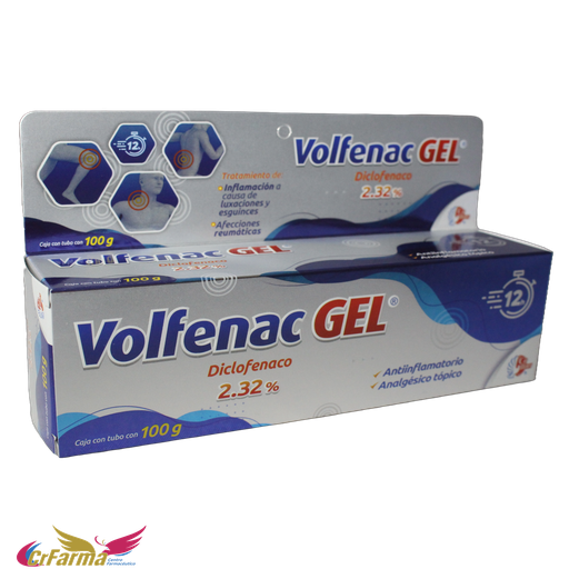 VOLFENAC GEL 2% TUBO C/100 GR