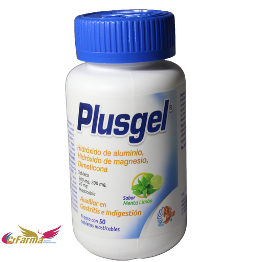 PLUSGEL C/50 TABLETAS MASTICABLES