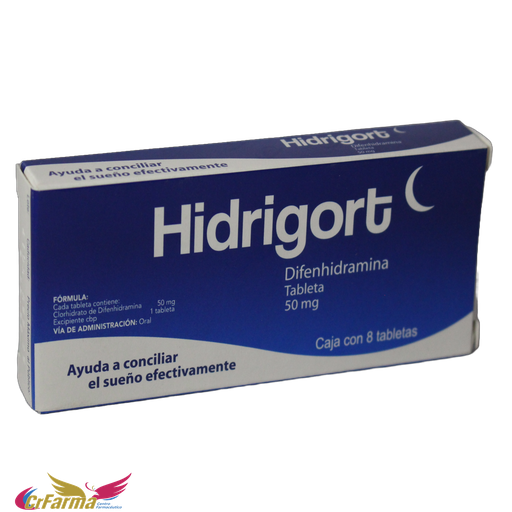 HIDRIGORT C/8 TABLETAS