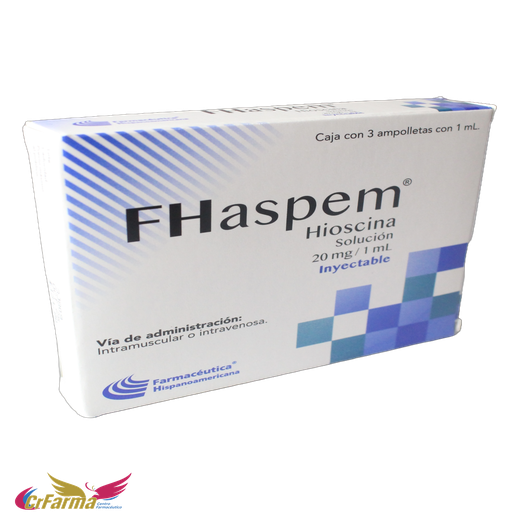 FHASPEM SOLUCIÓN INYECTABLE IM/IV C/3 AMP