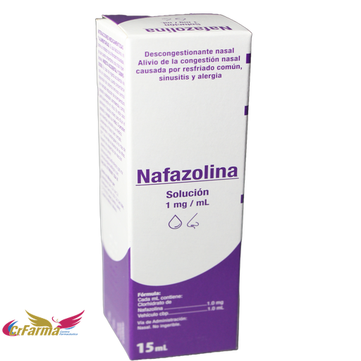 NAFAZOLINA SOLUCIÓN NASAL C/15 ML