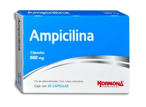 AMPICILINA C/20 CÁPSULAS (HORMONA)